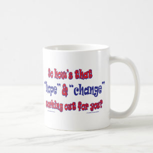 NEW-HOPE-AND-CHANGE-Funky Script Coffee Mug