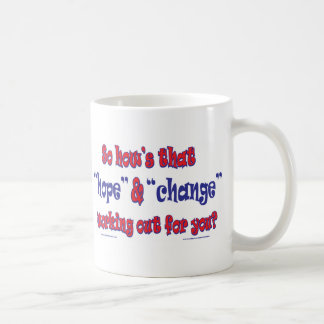 NEW-HOPE-AND-CHANGE-Funky Script Coffee Mug