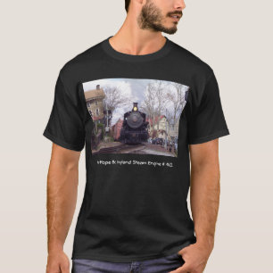 New Hope & Ivyland Railroad  Steam Engine # 40 T-Shirt