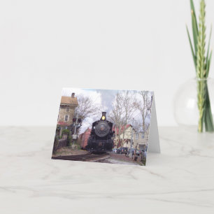 New Hope & Ivyland Steam Engine # 40 Thank You Card