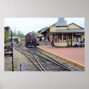 New Hope Train Station Poster