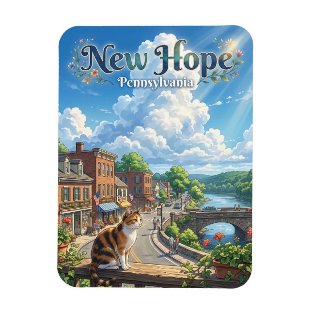 New Hope USA Magnet (Vertical)