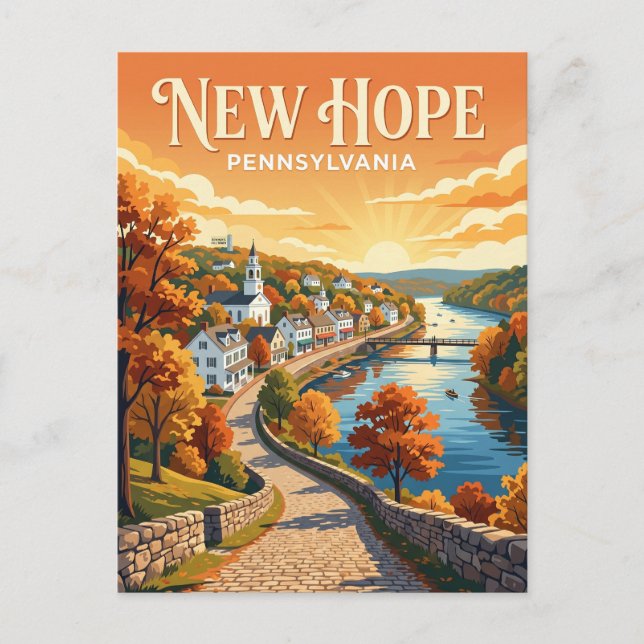 New Hope USA Postcard (Front)