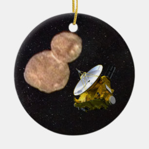 New Horizons Mission To Ultima Thule Ceramic Tree Decoration