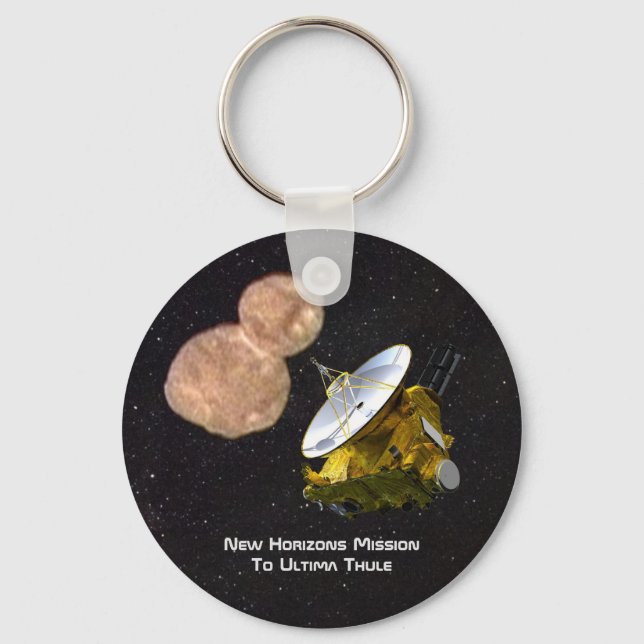 New Horizons Mission To Ultima Thule Key Ring (Front)