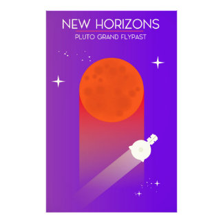 New Horizons Pluto Grand Flypast space art. Photo Print