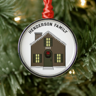 New House 2024 Keepsake Metal Ornament