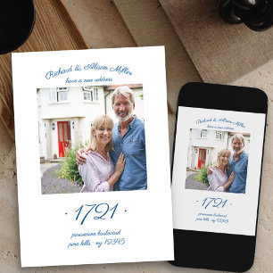 New House Door Number Elegant Photo Moving Announcement