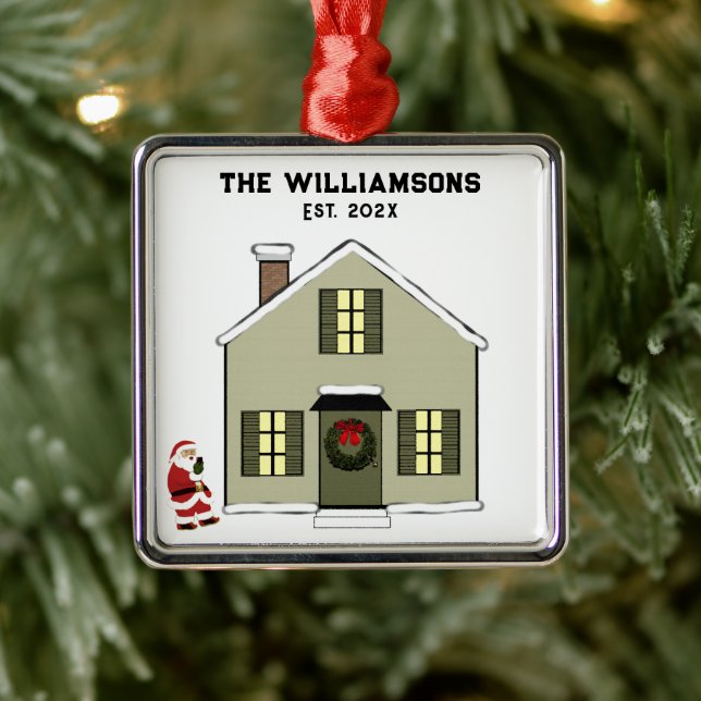 New House Metal Tree Decoration (Tree)