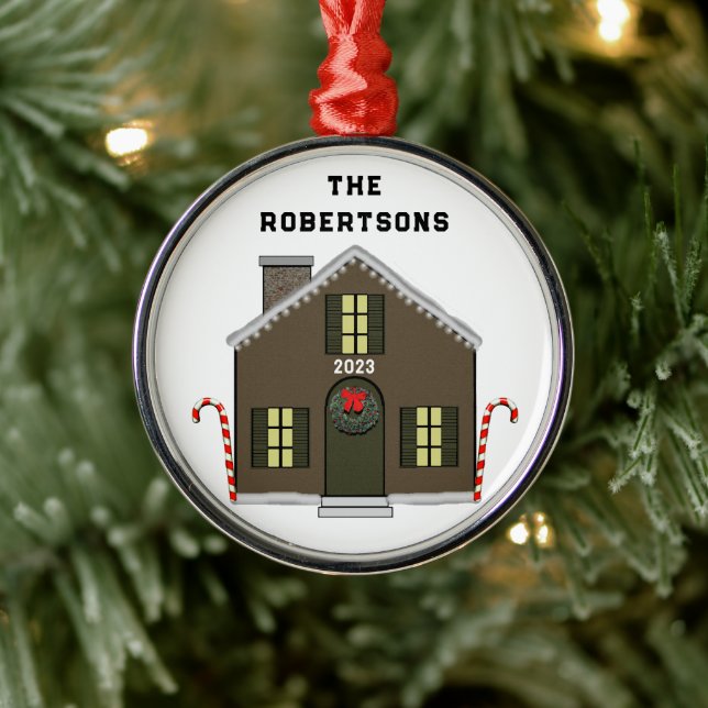 New House Metal Tree Decoration (Tree)