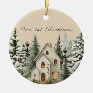 New House New Build Custom Christmas Ornament