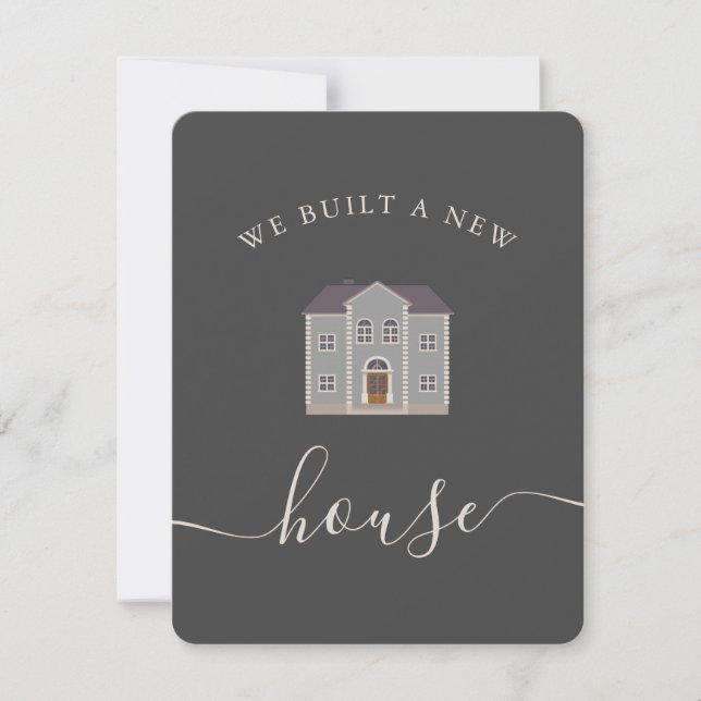 New House Personalised Announcement (Front)