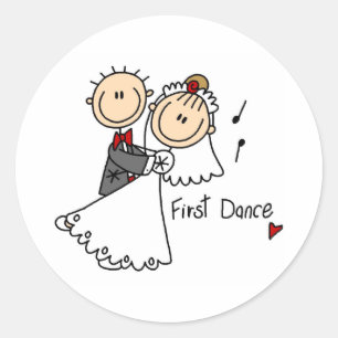 New Husband And Wife's First Dance Sticker