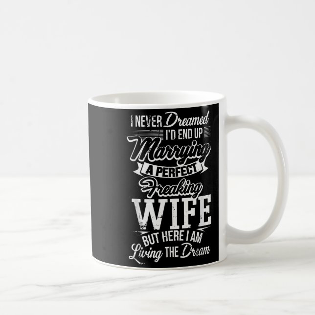 New Husband Wedding Anniversary Couple Hubby Gift  Coffee Mug (Right)