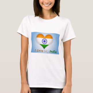 NEW!! - I LOVE MY INDIA WOMENS T-SHIRT