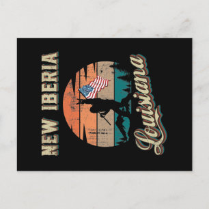 New Iberia Louisiana Postcard