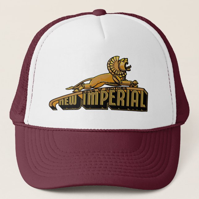 New Imperial vintage motorcycles Trucker Hat (Front)