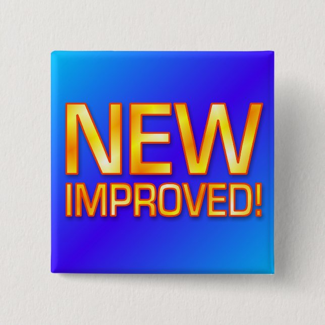 New Improved 15 Cm Square Badge (Front)