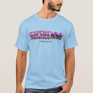 New-&-Improved! FRENZIEDminds Magenta & Crazy back T-Shirt