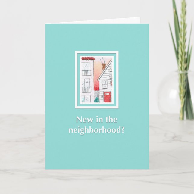 New in the Neighbourhood? Welcome Card (Front)