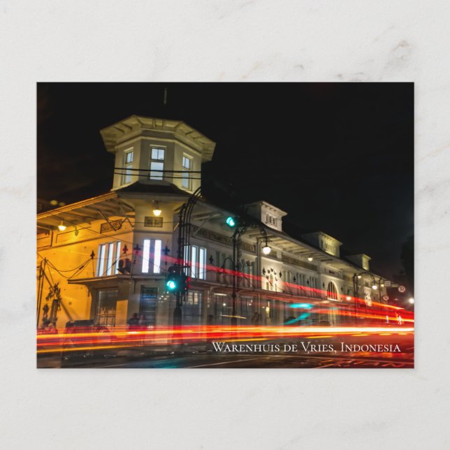 New Indies Art Deco Architecture Aesthetic Postcard (Front)