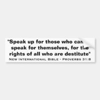 New International Bible Verse Proverbs 31:8