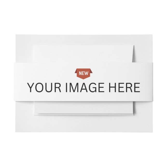 NEW! Invitation Belly Band - Landscape - 25 Pack (Front Example)