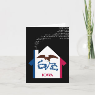 new iowa address holiday card