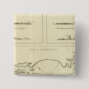 New Ireland 15 Cm Square Badge