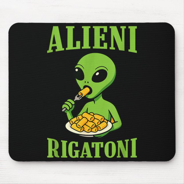 New Italian Brainrot Alieni Rigatoni Funny Viral M Mouse Mat (Front)