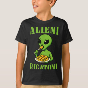 New Italian Brainrot Alieni Rigatoni Funny Viral M T-Shirt