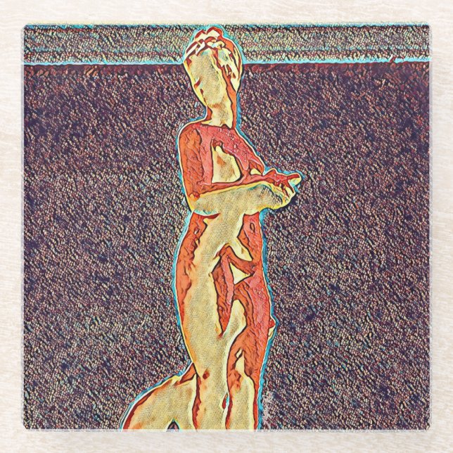 New Jazz  Glass Coaster (Front)