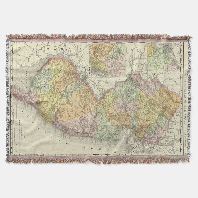 New Jersey 10 Throw Blanket (Front)