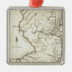 New Jersey 13 Metal Tree Decoration