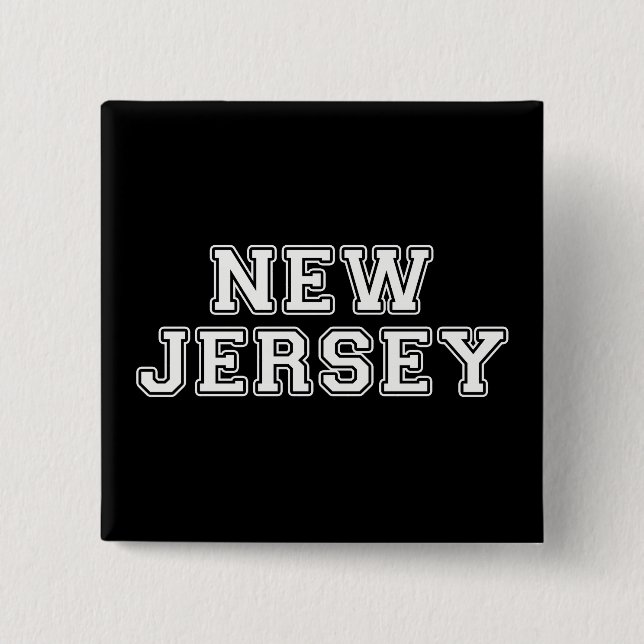 New Jersey 15 Cm Square Badge (Front)