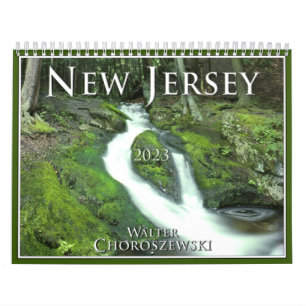 New Jersey 2023 by Walter Choroszewski - (Medium) Calendar