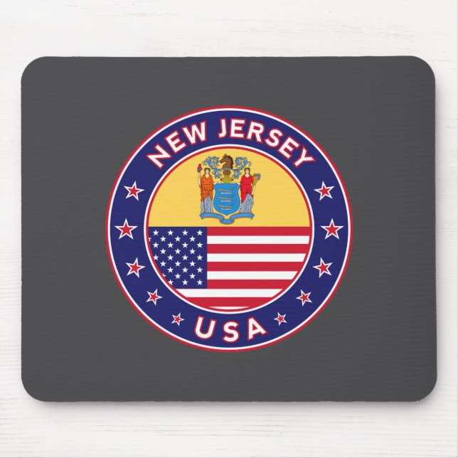 New Jersey _2  Mouse Mat (Front)