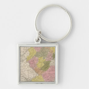 New Jersey 4 Key Ring