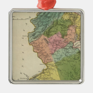 New Jersey 4 Metal Tree Decoration