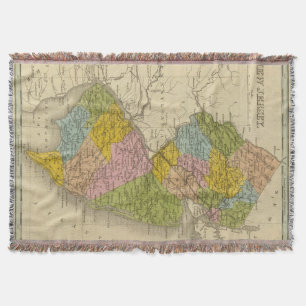 New Jersey 5 2 Throw Blanket