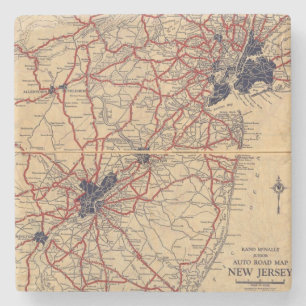 New Jersey 6 Stone Coaster