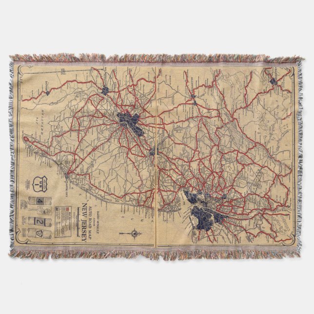 New Jersey 6 Throw Blanket (Front)