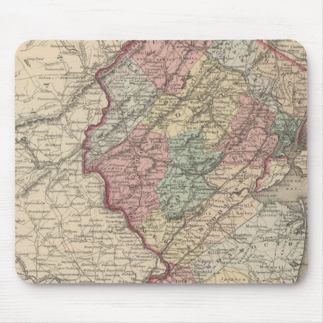 New Jersey 9 Mouse Mat (Front)