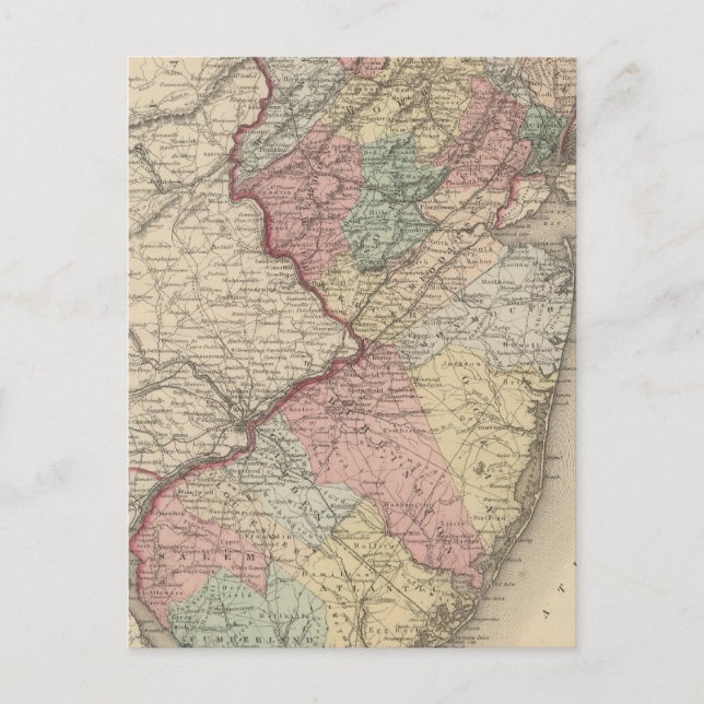 New Jersey 9 Postcard (Front)