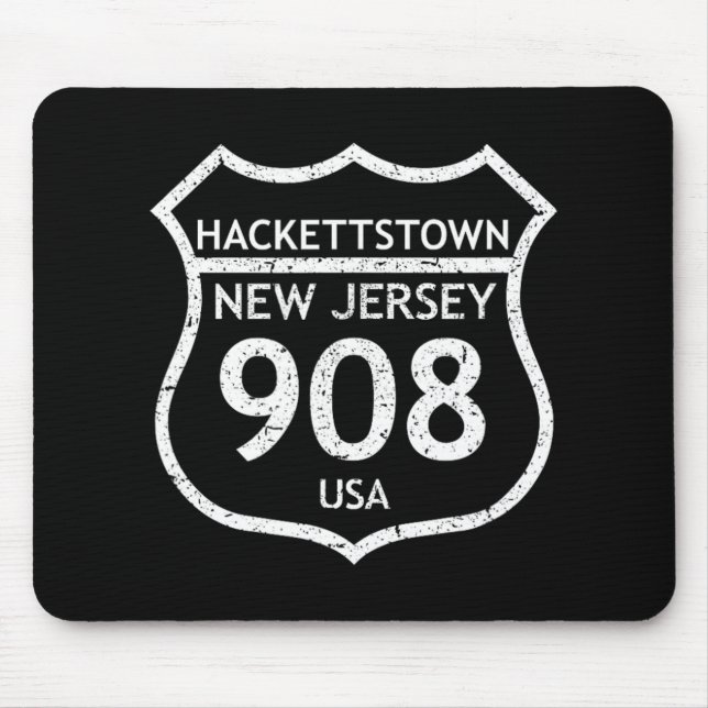 New Jersey Area Code 908 Hackettstown, Nj Home Sta Mouse Mat (Front)