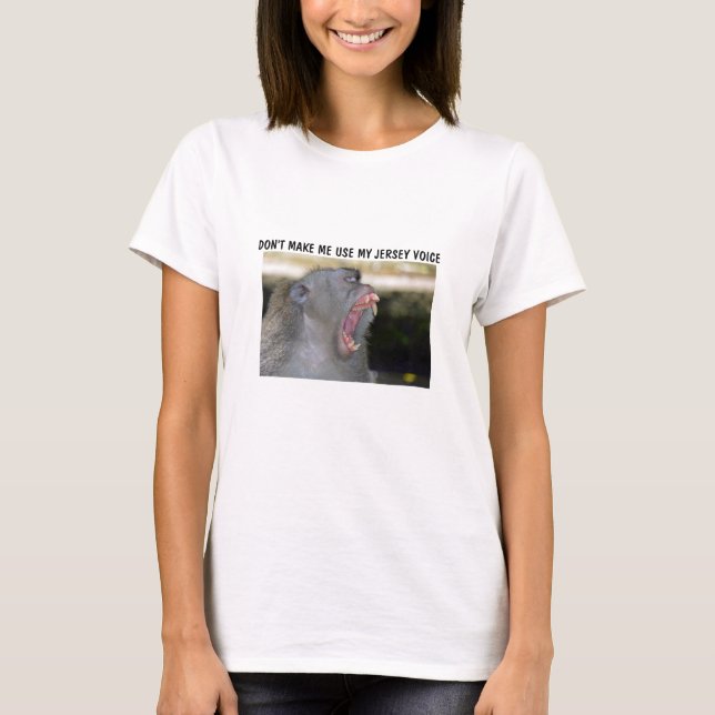 NEW JERSEY BABOON TEE SHIRT (Front)