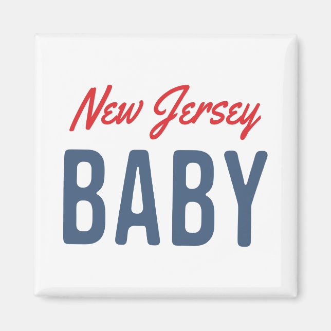 New Jersey Baby Magnet (Front)