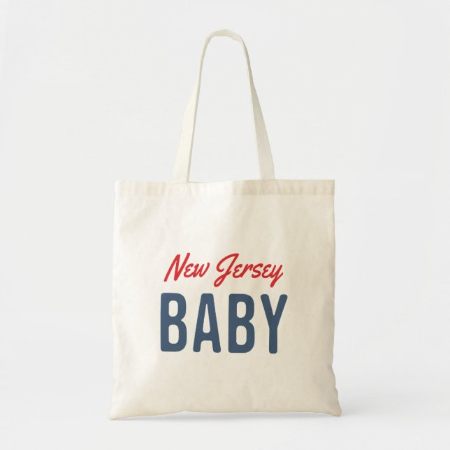 New Jersey Baby Tote Bag (Front)