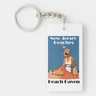 New Jersey Beaches ~ Beach Haven Key Ring