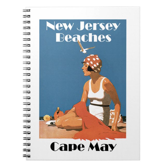 New Jersey Beaches ~ Cape May Notebook (Front)